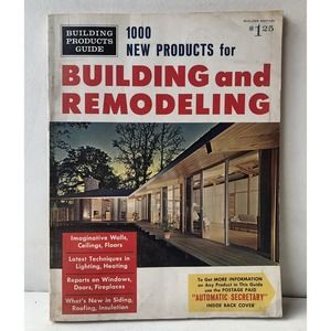Vintage 1965 Building Remodeling Products Guide MCM Home Architecture Supplies